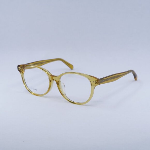 🕶️ New Celine CL50007F 039 Eyeglasses - Yellow Frame 52mm - Picture 4 of 12
